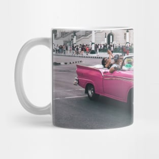 Classic car pink Mug